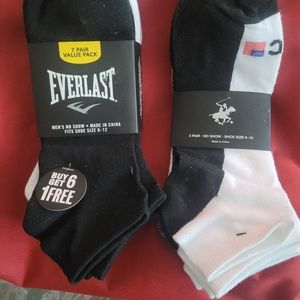 Polo and Everlast Socks pkgs